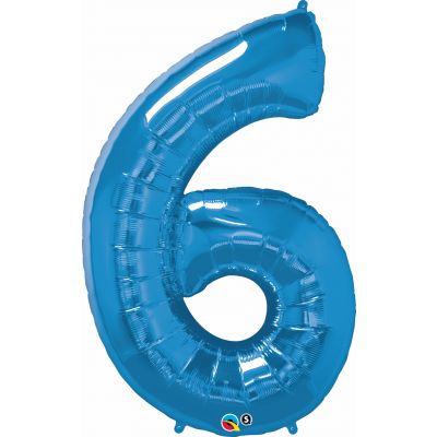 SuperShape Numbers BLUE #6