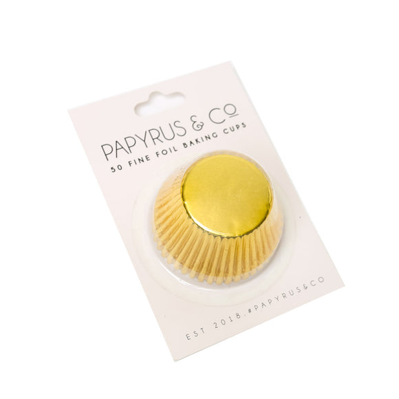 PAPYRUS & CO Foil Baking Cups GOLD