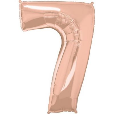 SuperShape Numbers ROSE GOLD #7