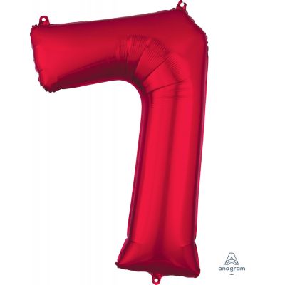 SuperShape Numbers RED #7