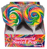 Sweet World SWIRL POPS - Rainbow - Medium 80gm