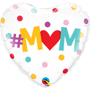 45cm Foil Balloon - #MUM