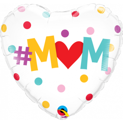 45cm Foil Balloon - #MUM