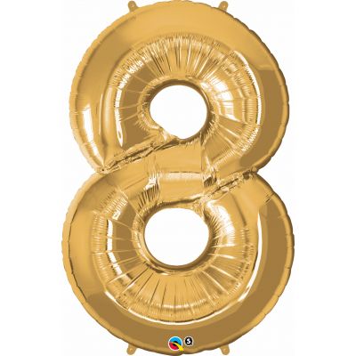 SuperShape Numbers GOLD #8