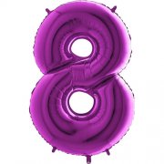 SuperShape Numbers PURPLE #8