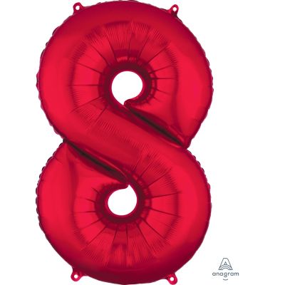 SuperShape Numbers RED #8