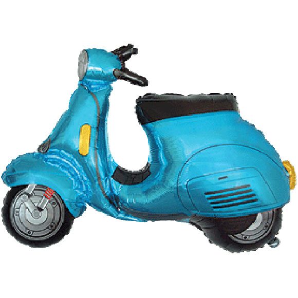 SuperShape Foil - BLUE SCOOTER