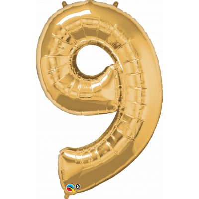 SuperShape Numbers GOLD #9