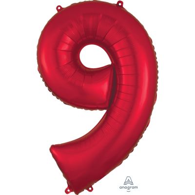 SuperShape Numbers RED #9