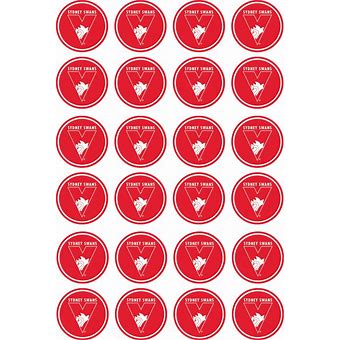 EDIBLE IMAGES - SYDNEY CUPCAKE TOPPER AFL (DL)