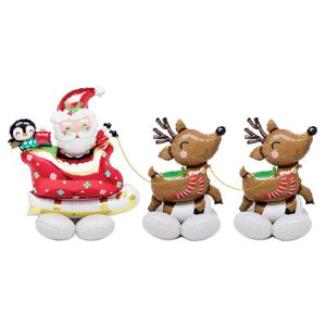 AIRLOONZ - CHRISTMAS SANTA & REINDEER