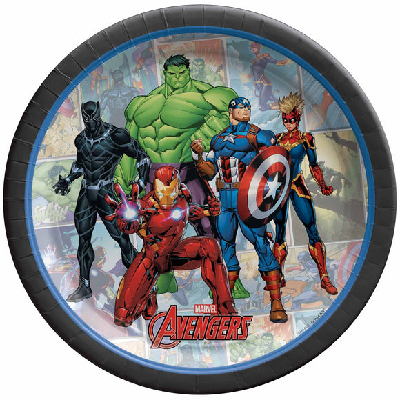 Party Paper Plates 17cm - AVENGERS