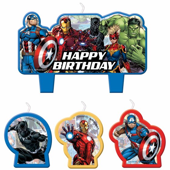 Birthday Candle Set - AVENGERS *