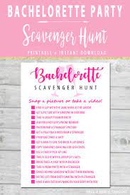 BACHELORETTE - SCAVENGER PARTY GAME