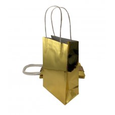 ECO PAPER PARTY BAGS - METALLIC GOLD