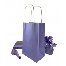 ECO PAPER PARTY BAGS - LAVENDER PURPLE