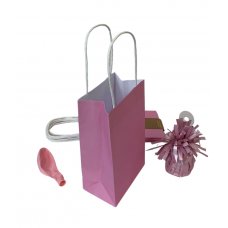 ECO PAPER PARTY BAGS - PASTEL PINK