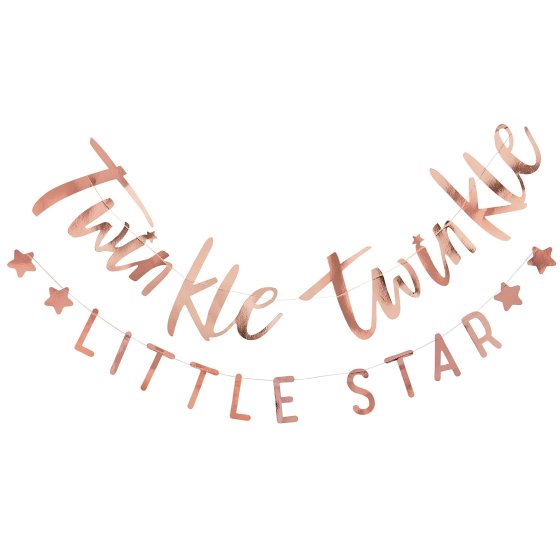 BUNTING BANNER - TWINKLE TWINKLE (BABY SHOWER)