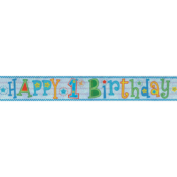Banner - Happy 1st Birthday BOY