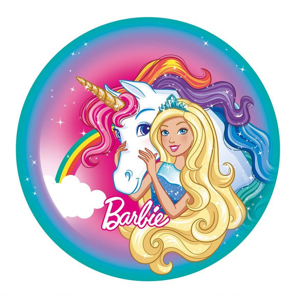 Party Paper Plates 23cm - BARBIE