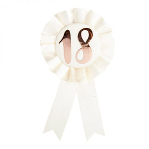 Birthday Badge - Rose Gold 18