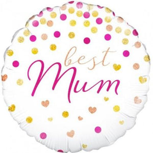 45cm Foil Balloon - BEST MUM