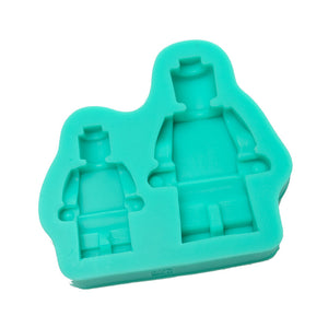 BAKE GROUP Silicone Mould - Small & Large Lego Men