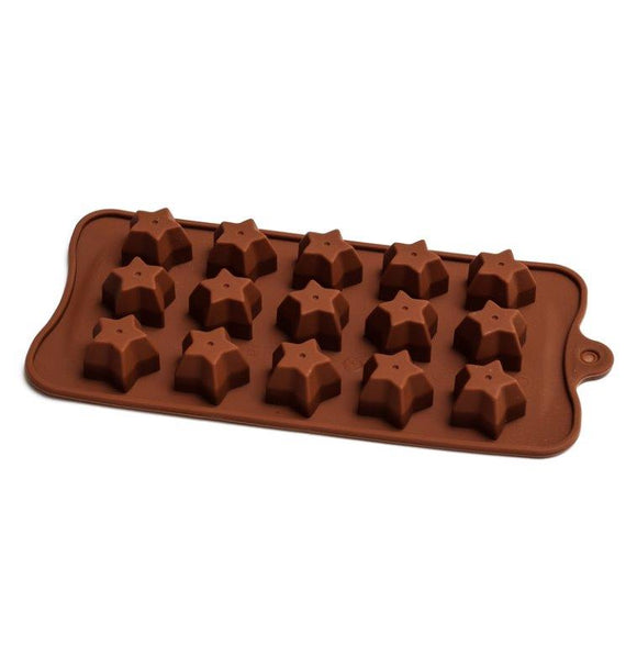 BAKE GROUP Silicone Mould - Chocolate Stars