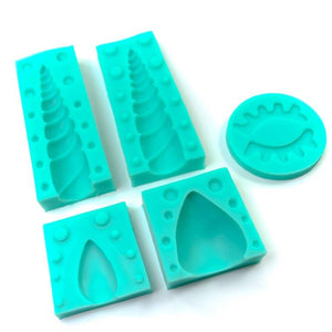 BAKE GROUP Silicone Mould - UNICORN Set of 5