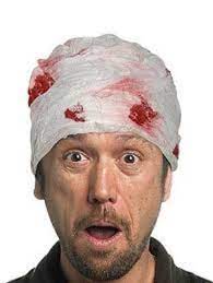 BLOODY HEAD BANDAGE (SINGLE BANDAGE)