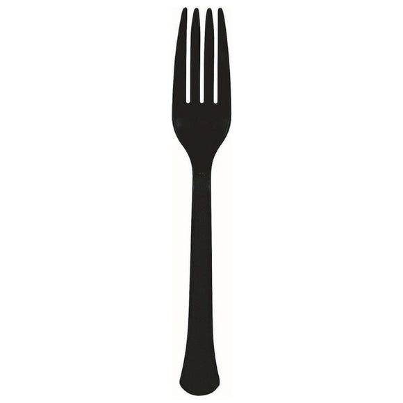 BLACK - Plastic Fork