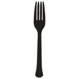 BLACK - REUSABLE FORKS (20)