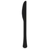 Occasions Reusable Black Plastic Knives 20pk