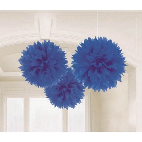 Fluffy Decoration - ROYAL BLUE