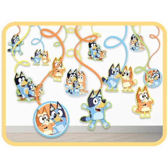 Swirl Decorations - BLUEY