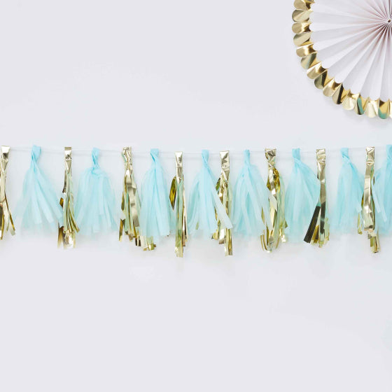 Tassel Garland Kit- BLUE & GOLD