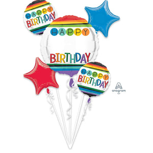 Balloon Bouquet - HAPPY BIRTHDAY (ADD AGE)