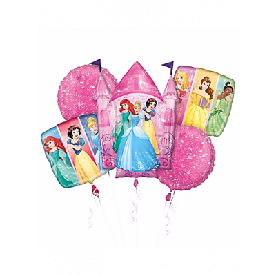 Balloon Bouquet - DISNEY PRINCESS AND CASTLE