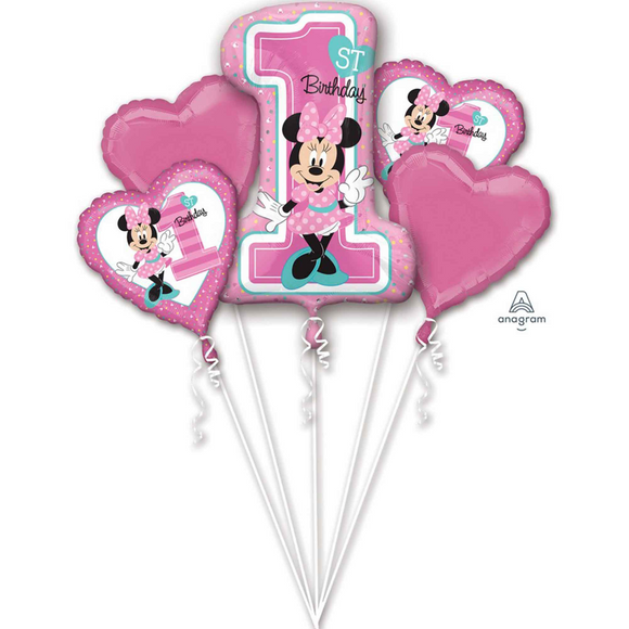 Balloon Bouquet - MINNIE MOUSE 1ST