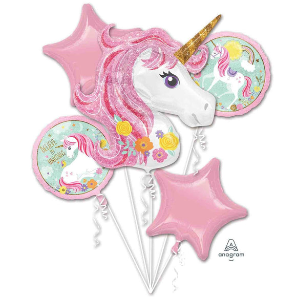 Balloon Bouquet - FLOWER UNICORN