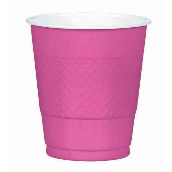Bright Pink - Plastic Cups