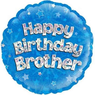 45cm Foil Balloon - HAPPY BIRTHDAY BROTHER