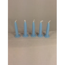 BULLET CANDLES - BABY BLUE