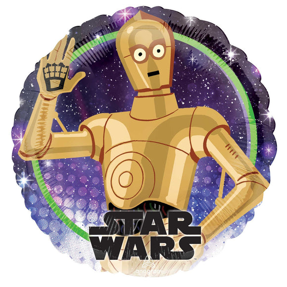 45cm Foil Balloon - STAR WARS C3PO