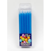 BRIGHT CANDLES (10) - BLUE