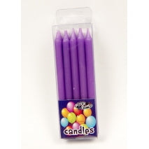BRIGHT CANDLES (10) - PURPLE