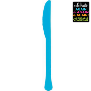 CARIBBEAN BLUE - Plastic Knife