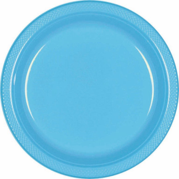 CARIBBEAN BLUE - Plastic Plate 23cm
