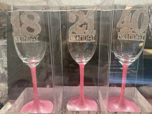 Champagne Flute PINK Design