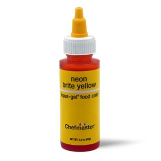 Chefmaster Liqua-gel Food Colour - NEON BRITE YELLOW 65gm